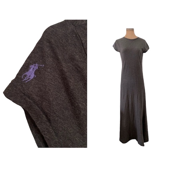 Polo Ralph Lauren Dresses & Skirts - Polo Ralph Lauren Cotton Maxi T-Shirt Dress, Small